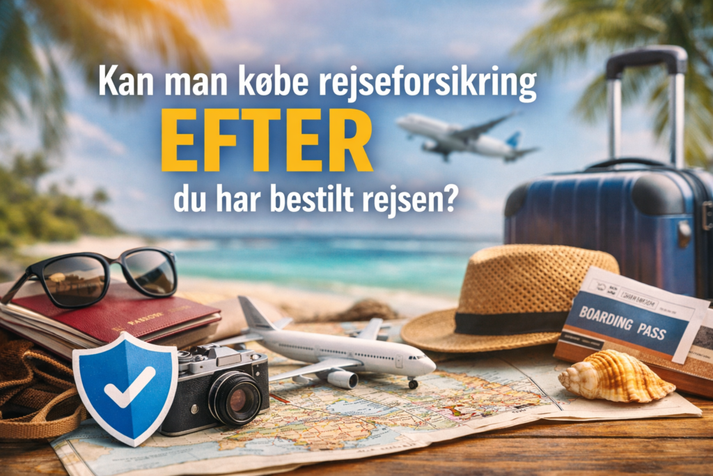 Kan man købe rejseforsikring efter man har bestilt rejse?