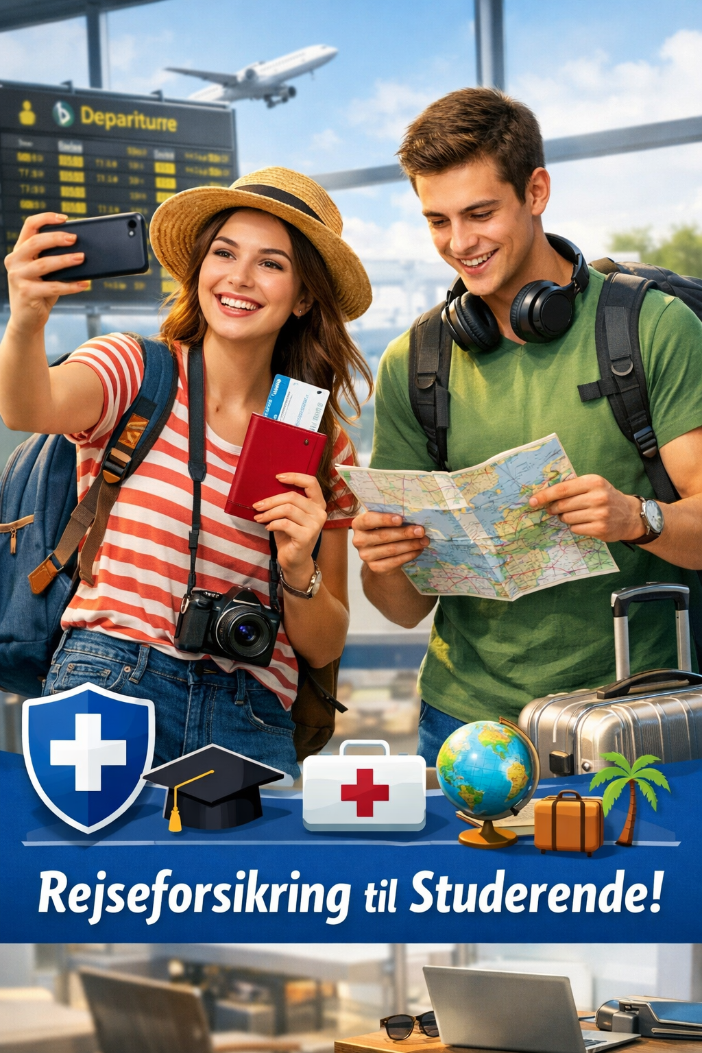 Studerende på studieophold i udlandet – rejseforsikring og dækning