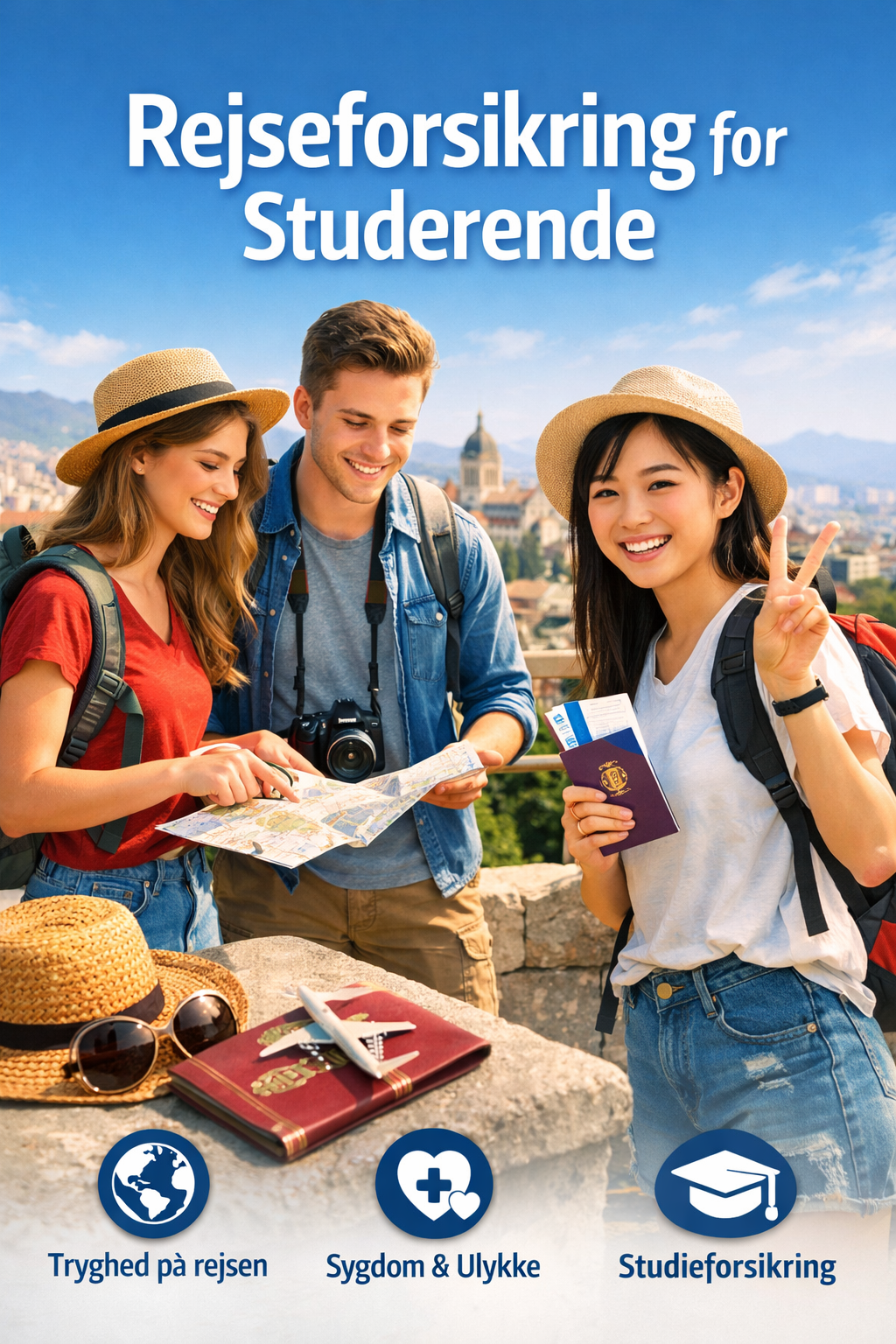 Rejseforsikring vs. det blå EU-sygesikringskort for studerende