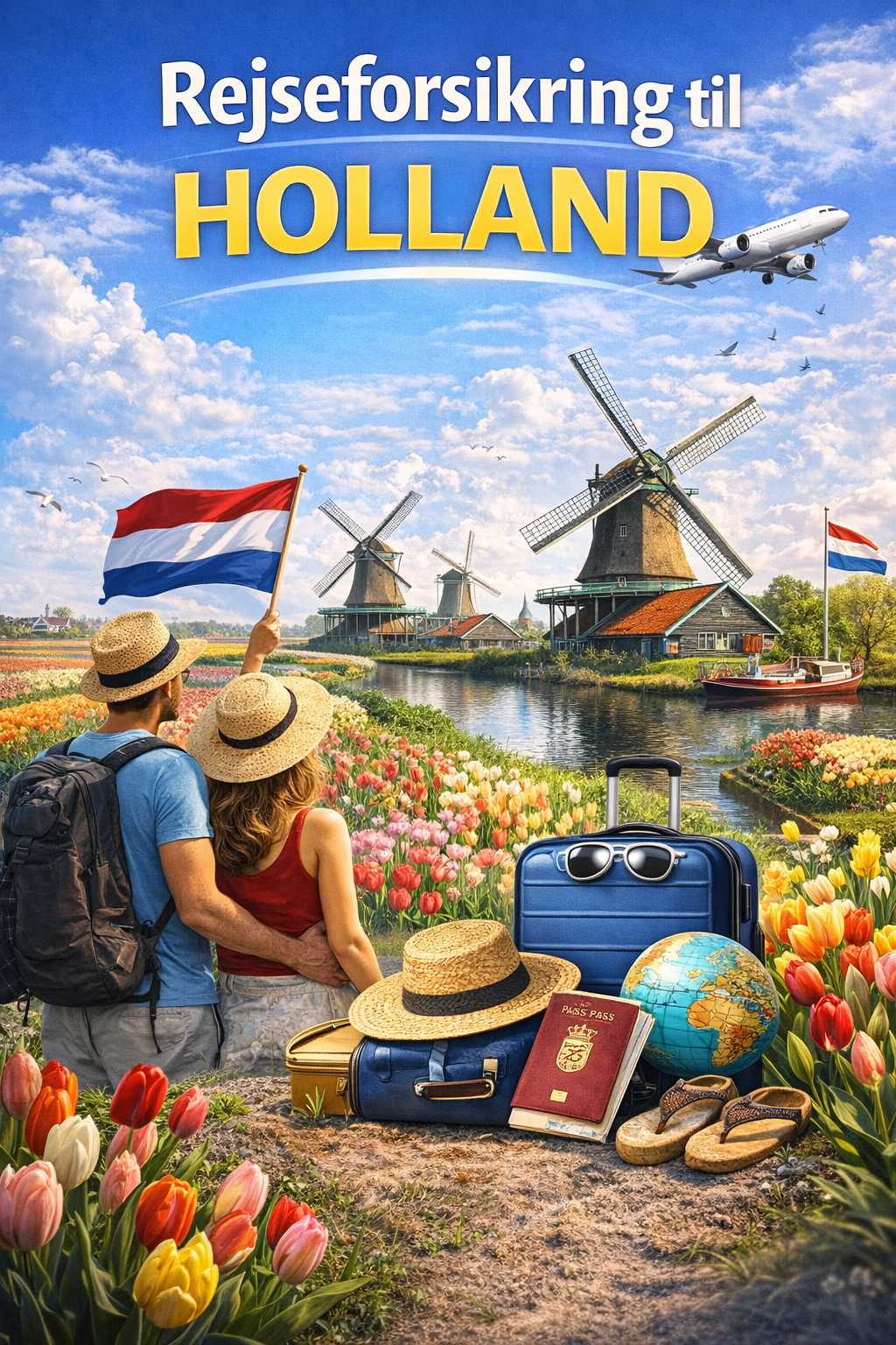 Illustration af rejseforsikring i Holland