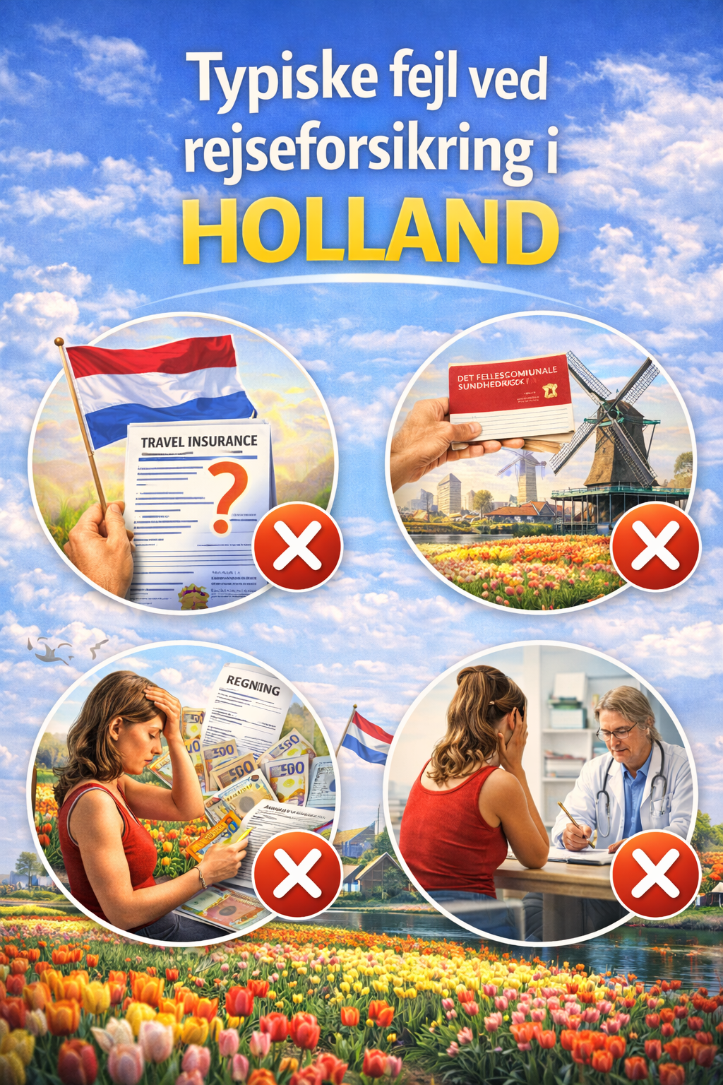 Typiske fejl og faldgruber ved rejseforsikring i Holland