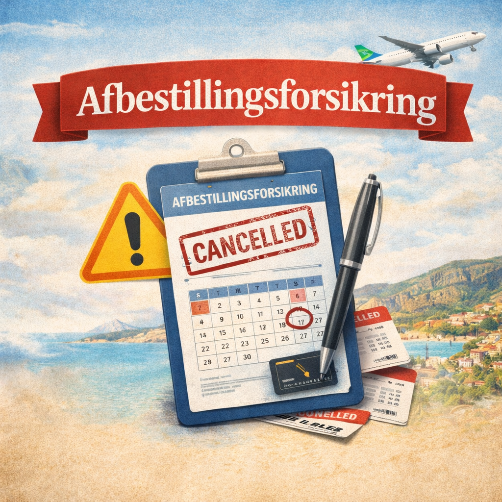 Situationer hvor afbestillingsforsikring ikke dækker