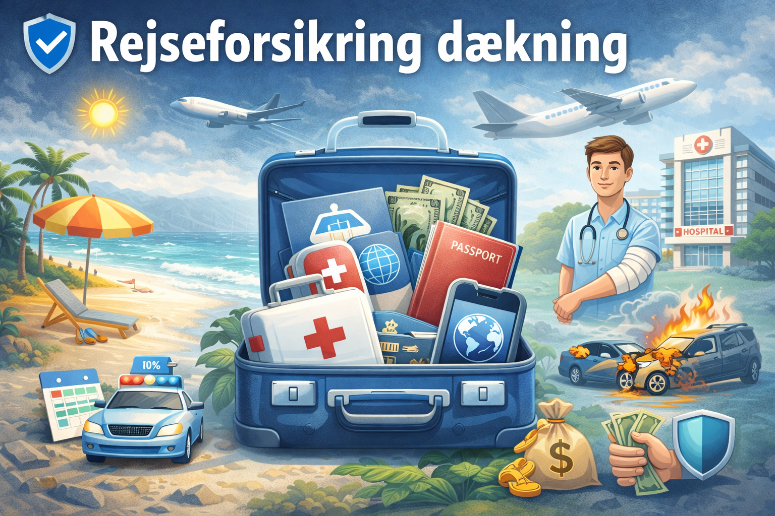 Rejseforsikring dækning oversigt